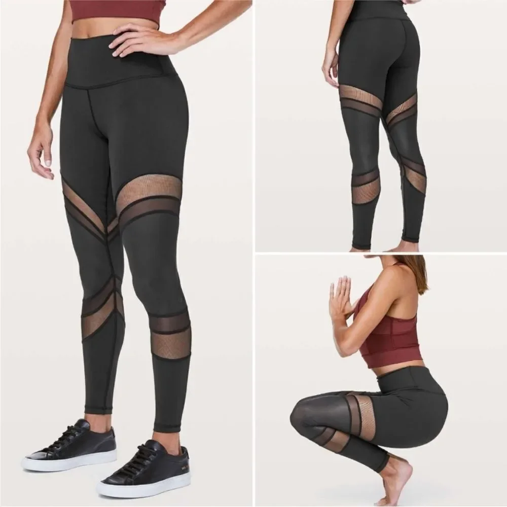 Lululemon Black Seek The Heat Tight Legging 8